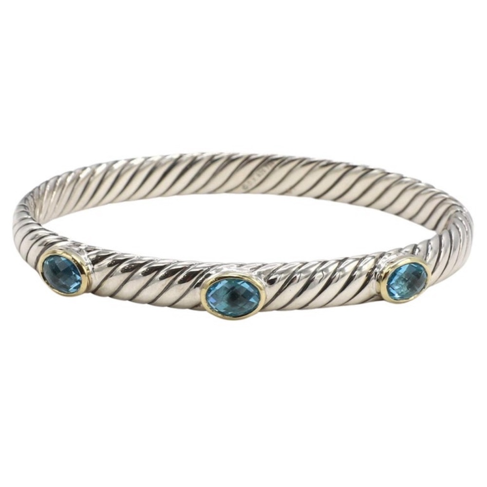 David Yurman 3 Stone Bracelet - RARE